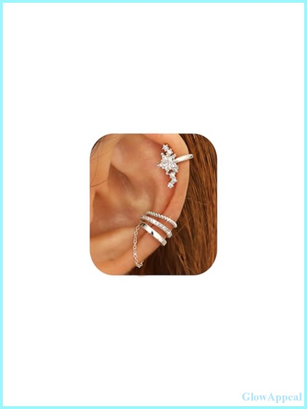 4 PCS Non Piercing Ear Cuffs for Women 14K Gold Plated Earrings
